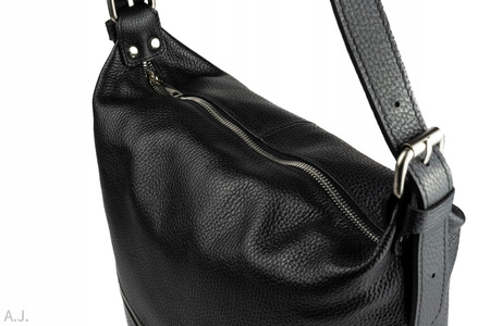 Torebka damska skórzana Canaletto T-920 czarna