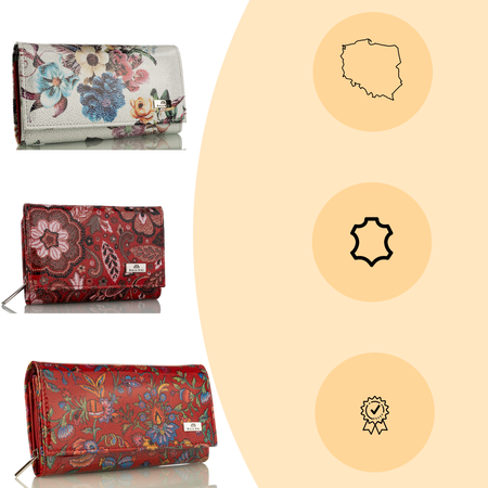 Portfel skórzany z kominkiem Canaletto P-100813 RFID