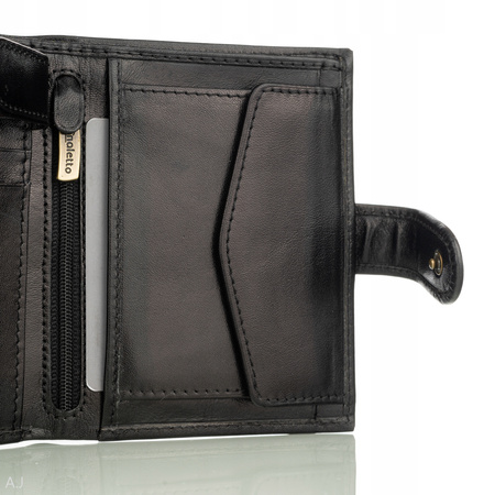 Portfel męski skórzany Canaletto P-1505/A czarny