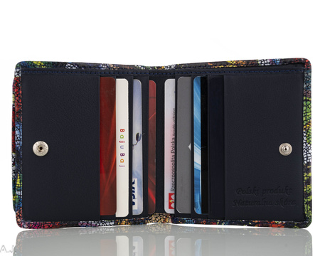 Portfel skórzany z kominkiem Canaletto P-100813 RFID