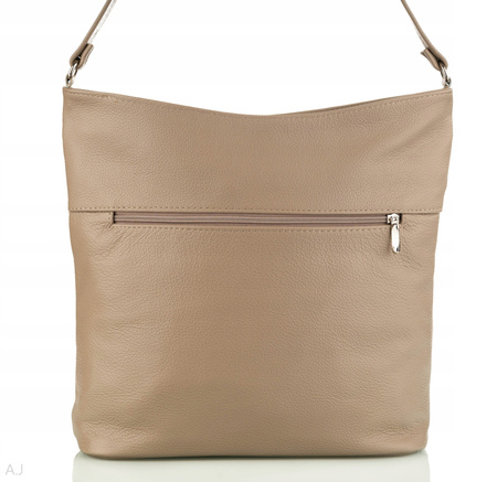 Torebka damska skórzana T-MP beżowa