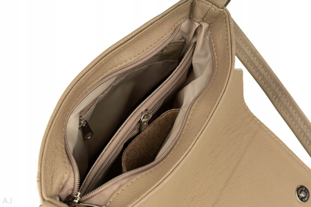 Torebka damska skórzana T-IW beż