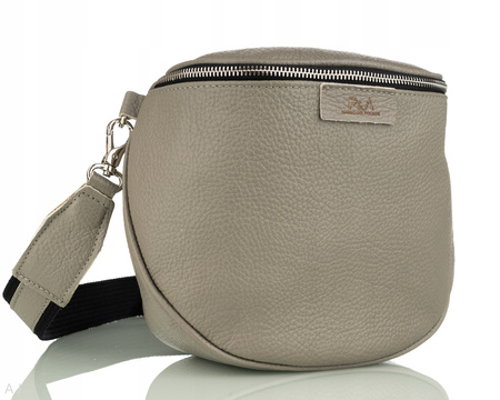 Torebka damska skórzana T-BAL szary