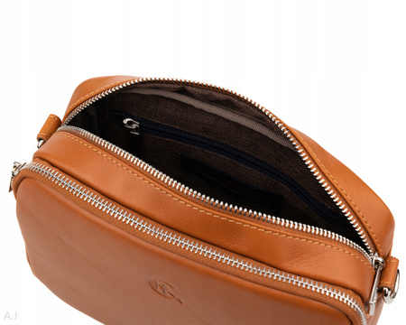 Torebka damska skórzana Canaletto T-820 Camel