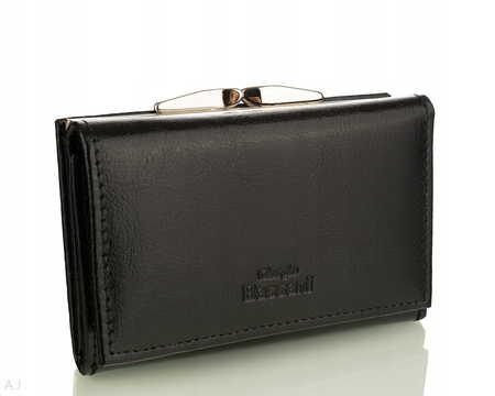 Portfel damski skórzany GB P-25 czarny
