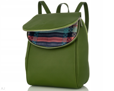 Plecak damski skórzany Canaletto PL-455 zielony