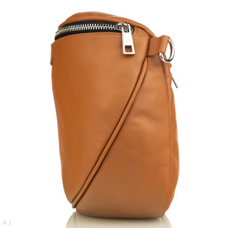 Torebka damska skórzana T-BAL camel