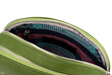 Torebka damska skórzana Canaletto T-808 zielony