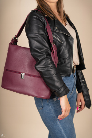 Torebka damska skórzana Canaletto T-920 czarna