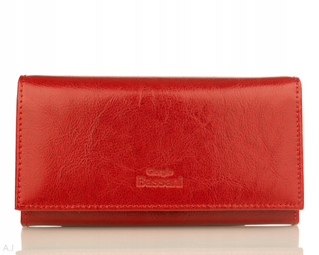 Portfel damski skórzany GB P-32 czerwony