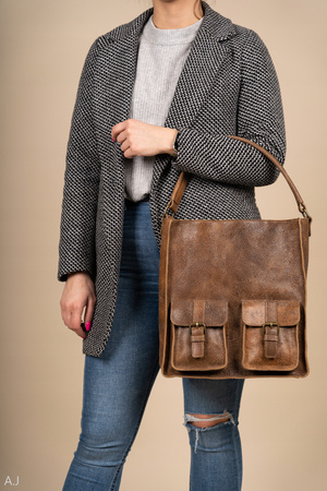 Torebka damska skórzana Canaletto T-711 camel