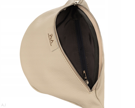 Saszetka damska skórzana S-PA jasny beż