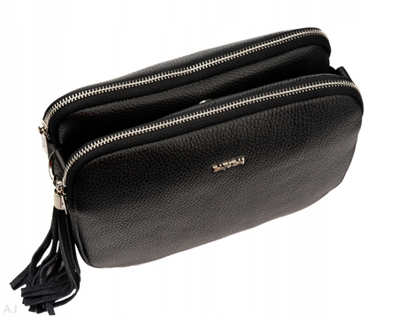 Torebka damska skórzana Canaletto T-830 czarny