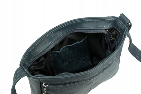 Torebka damska skórzana T-IWBA granatowa