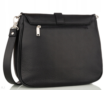 Torebka damska skórzana Canaletto elegancka T-601 czarna