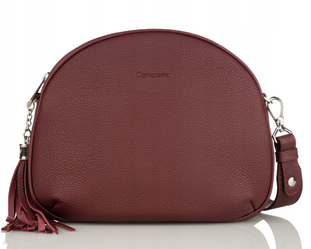 Torebka damska skórzana Canaletto T-740 Bordowy