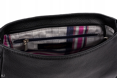 Torebka damska skórzana Canaletto T-717 czarny