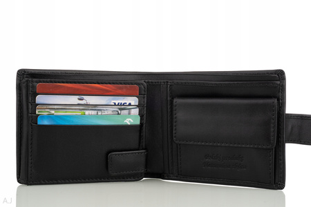 Portfel męski skórzany Canaletto P-1501/SA czarny