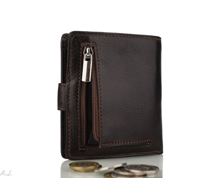 Portfel skórzany damski P-1042 braz