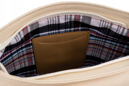 Torebka damska skórzana Canaletto T-601 beż