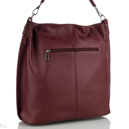 Torba męska skórzana Canaletto T-940 bordo