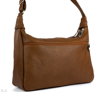 Torebka damska skórzana T-2Z ruda