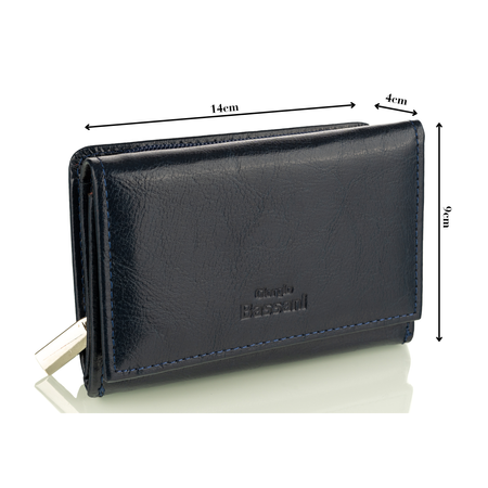 Portfel damski skórzany GB P-40 granatowy